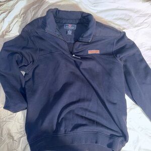 Vineyard Vines Men's Dark Blue Zip Up Sweater